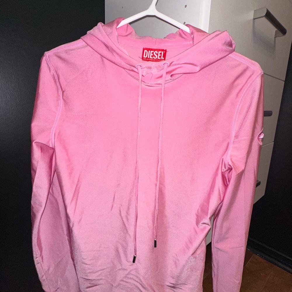 Diesel Vibrant Pink Hoodie